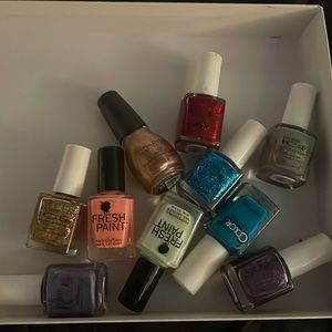 Variety of Nail Polishes